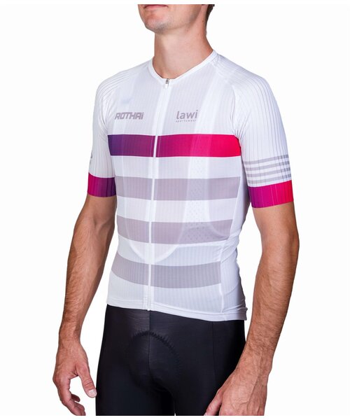 Trikot kurz Race AERO SPEED SUNNY SUMMER wei/magenta Gr. XXS